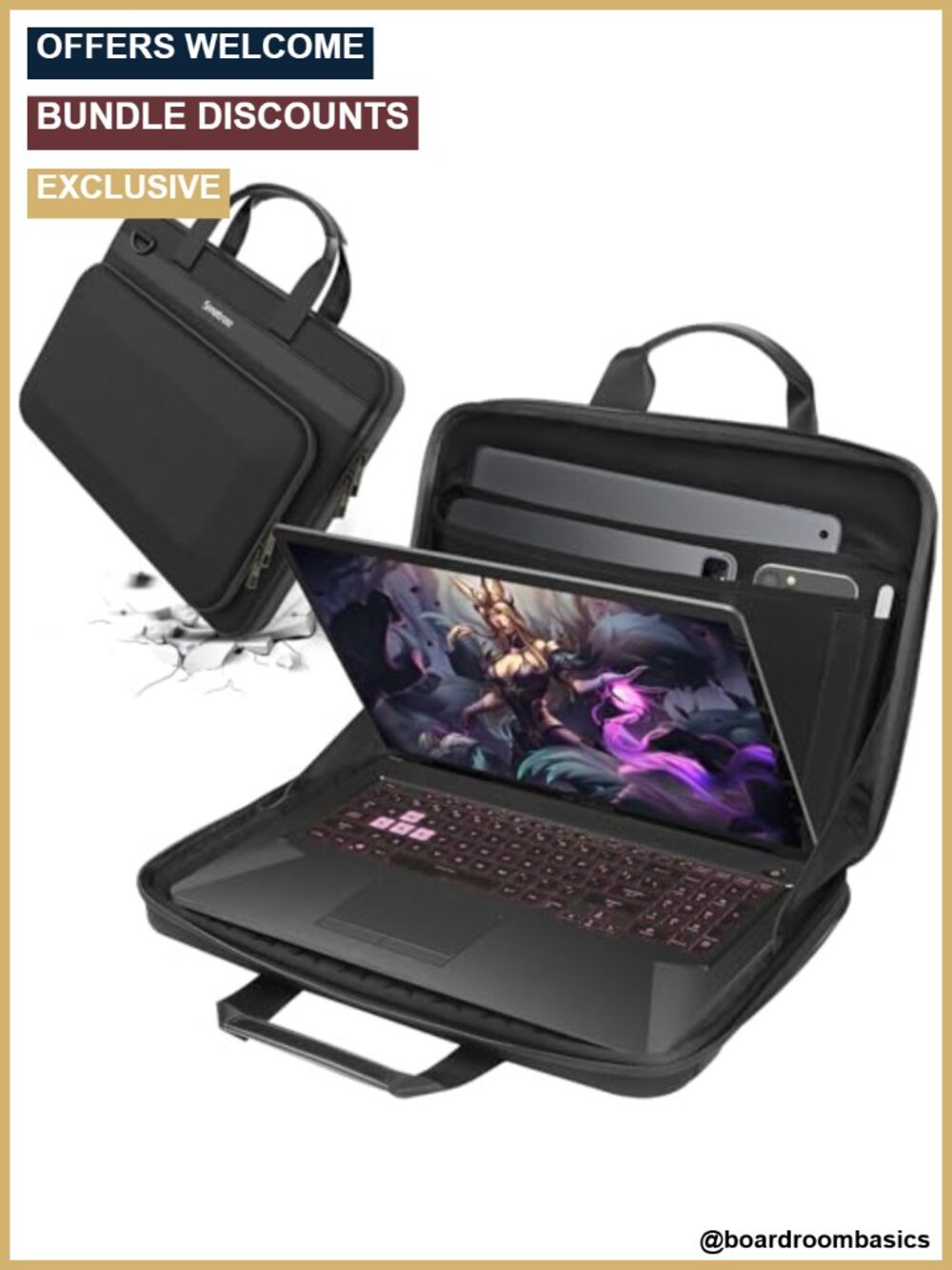 Heavy Duty Hard Shell Laptop Case for 18 inch Gaming Laptop